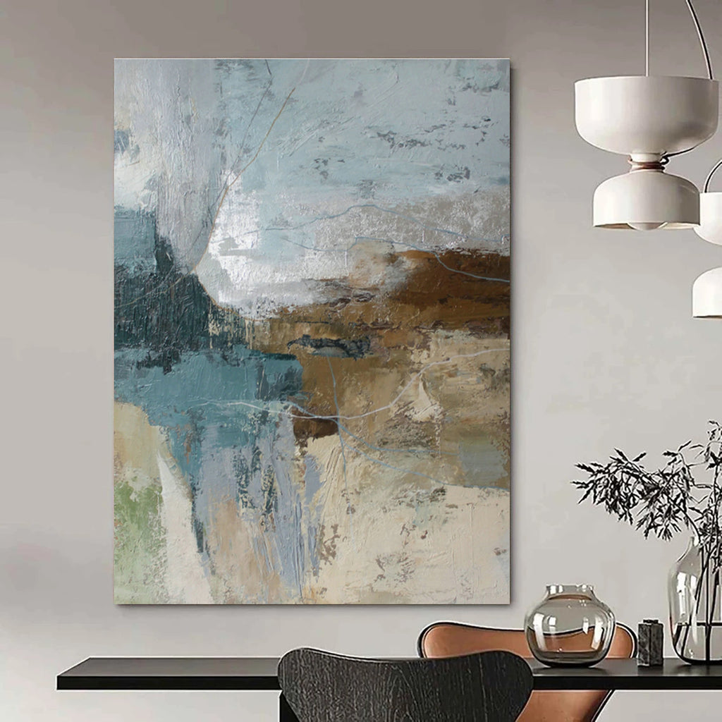 Enormous Bespoke Abstract Wall Art for Entryway & Dining Room DLZ1019