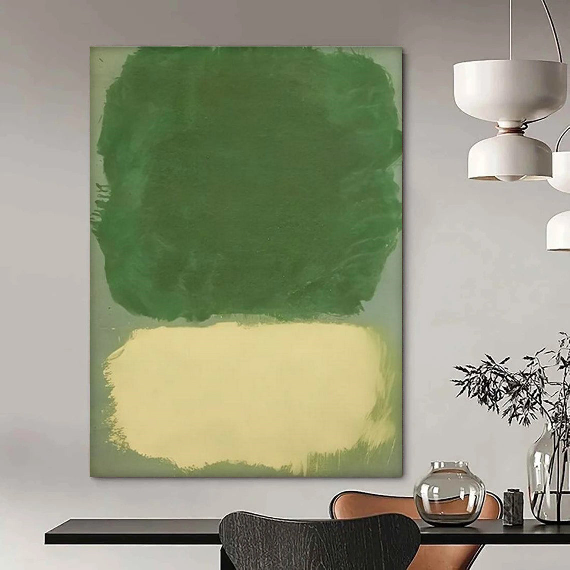 Custom Handmade Abstract Canvas for Office & Cottage Bedroom DLZ2343
