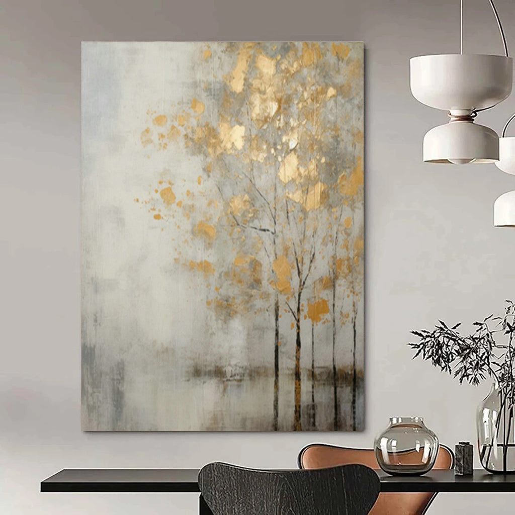 Expansive Bespoke Abstract Wall Art for Entryway & Dining Room DLZ1062