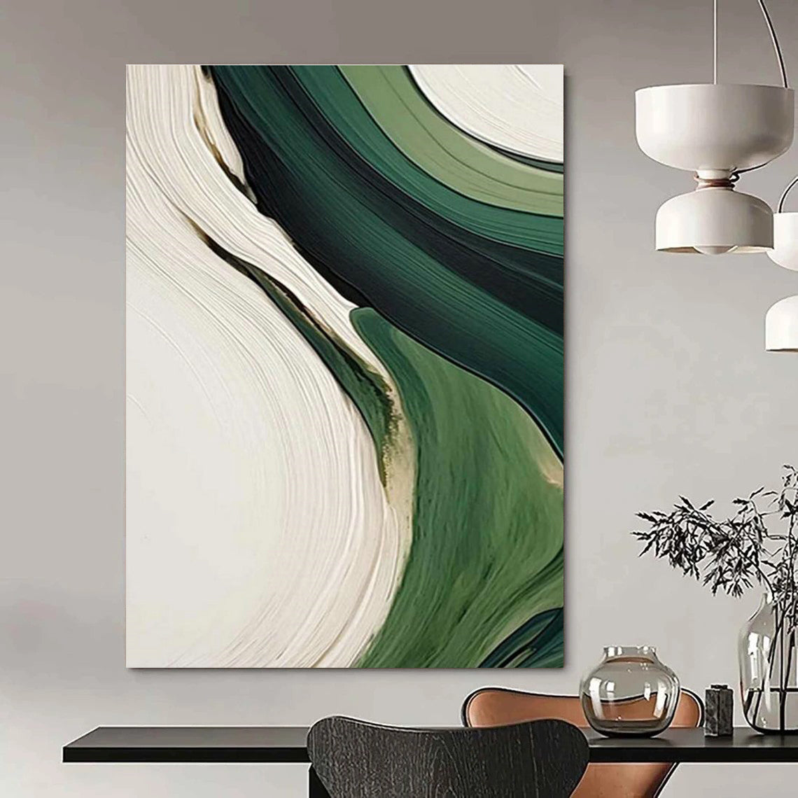 Oversized Tailored Handmade Abstract Painting for Hallway and Cottage DLZ2168