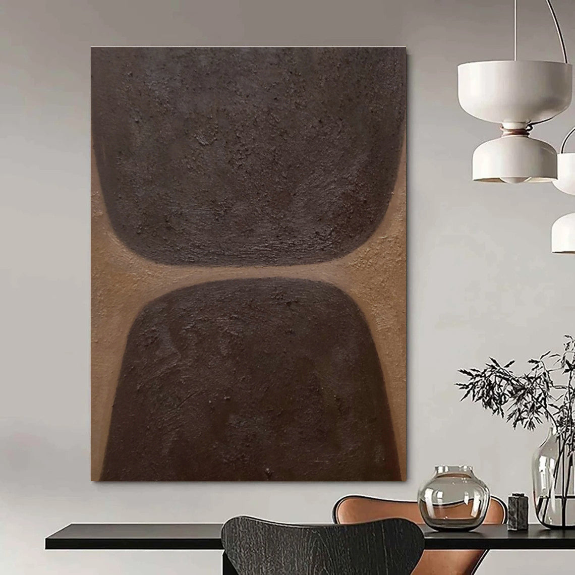 Oversized Tailored Abstract Canvas for Bedroom & Office DLZ1176
