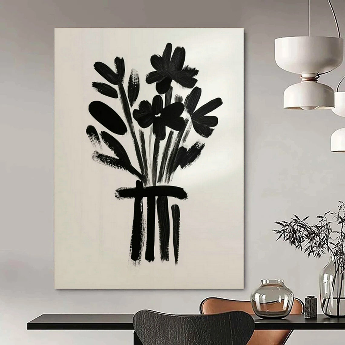 Grand - Scale Custom Abstract Paintings for Living Room Coffee Tables & Office Reception Desks DLZ0691