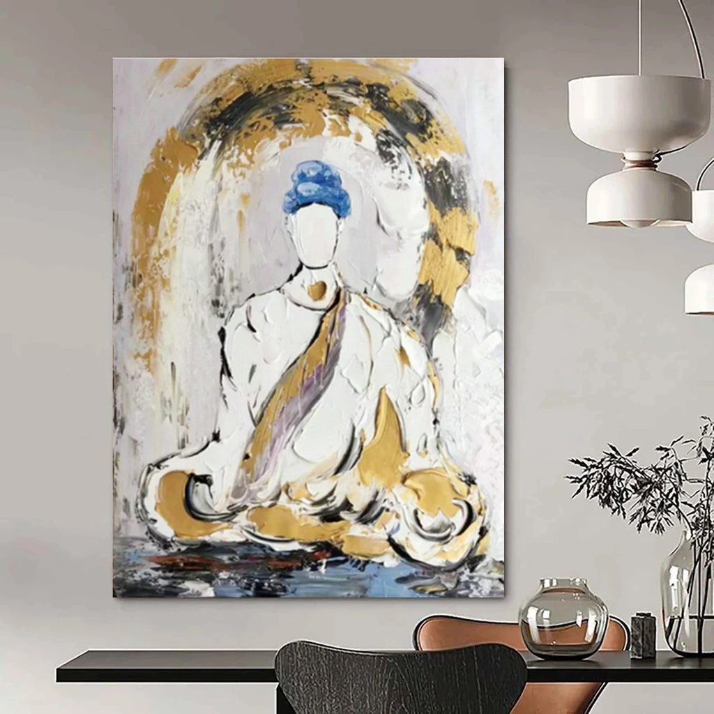 Custom Abstract Paintings for Bedroom Dressing Room Vanity Benches & Office Branding Zone Display Cases DLZ0862
