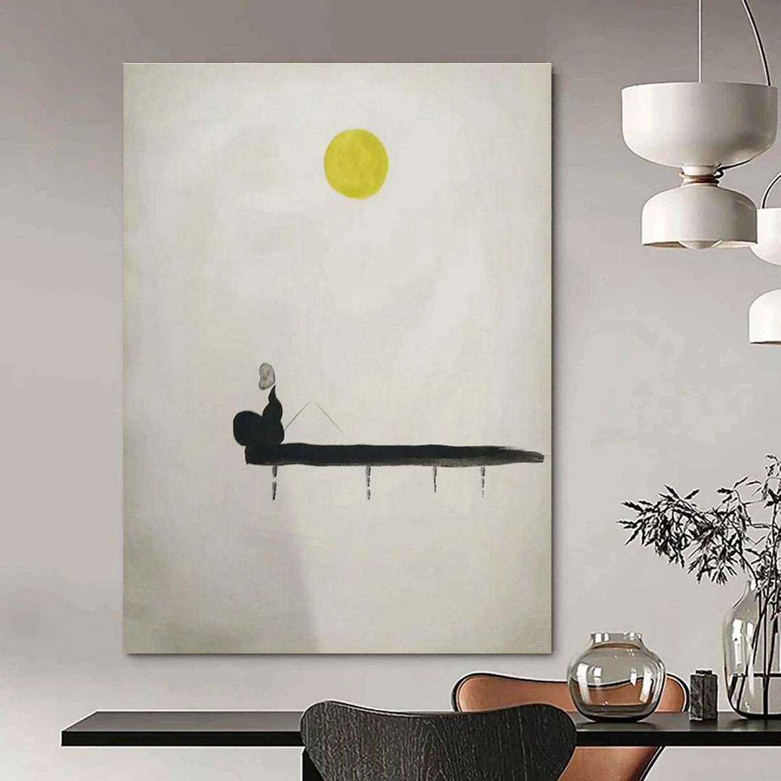 Big Custom - Formulated Abstract Art for Dining Room & Office DLZ2262