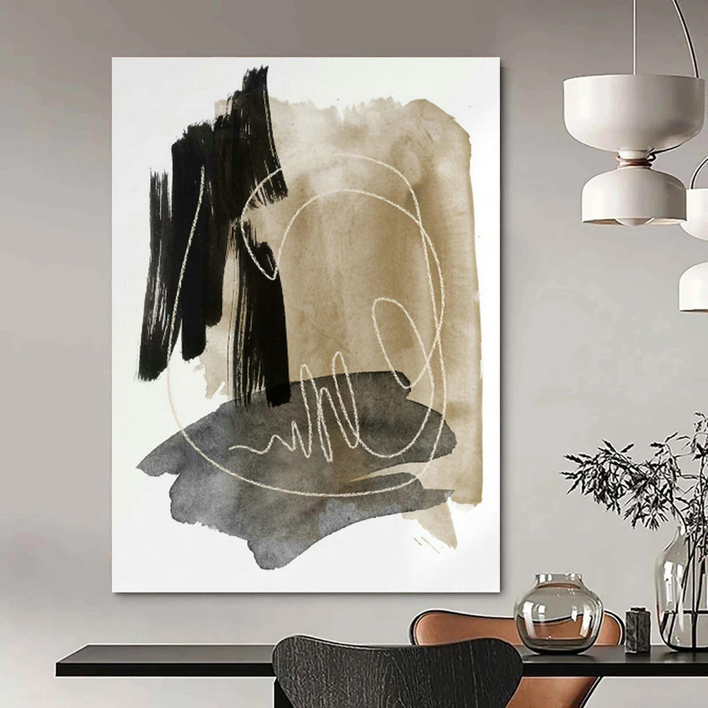 Handmade Large Abstract Decorative Painting, Inspiring Creative Ideas for Office and Foyer DLZ0976