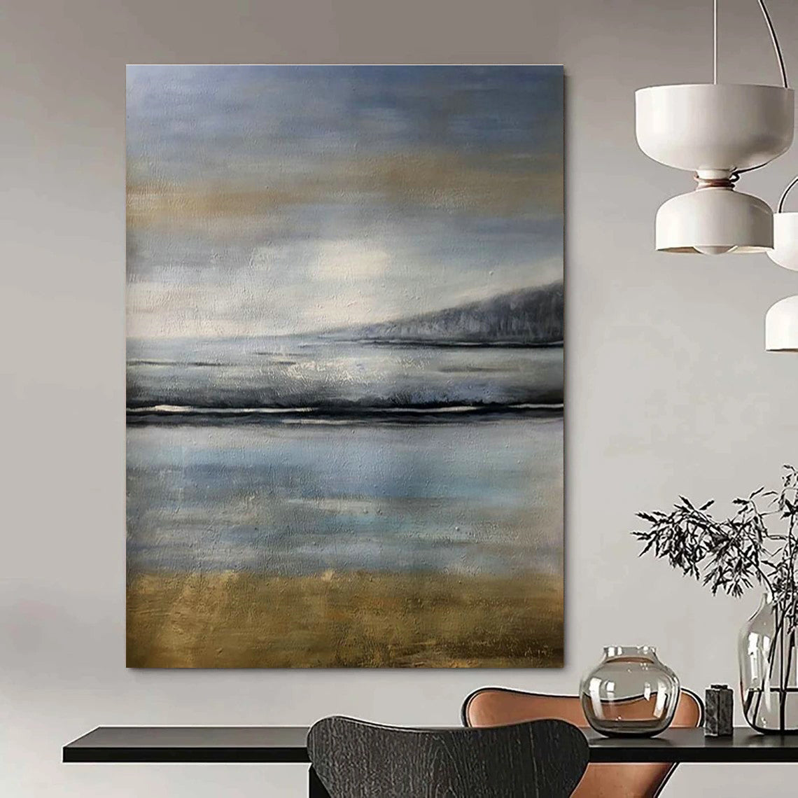 Stupendous Custom - Made Abstract Canvas for Office & Cottage DLZ2276