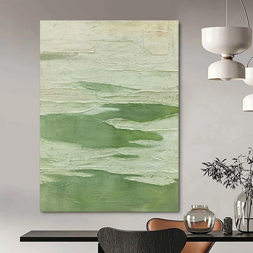 Massive Hand-Painted Abstract Canvas for Living Room & Entryway DLZ1224
