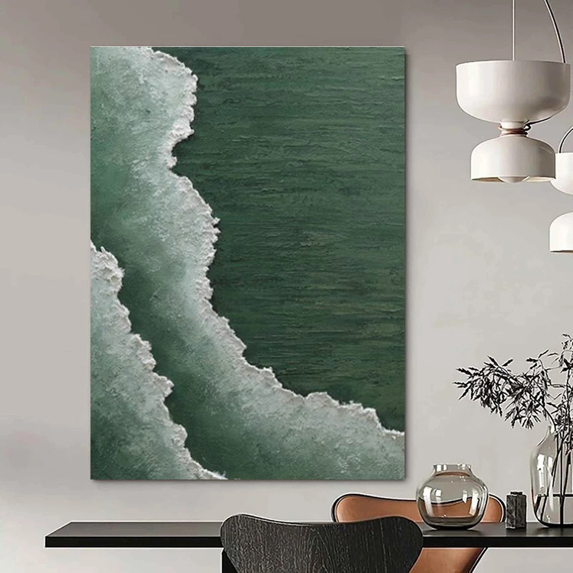 Ginormous Proportioned Custom-Built Handmade Abstract Canvas for Cottages & Bedroom DLZ2201