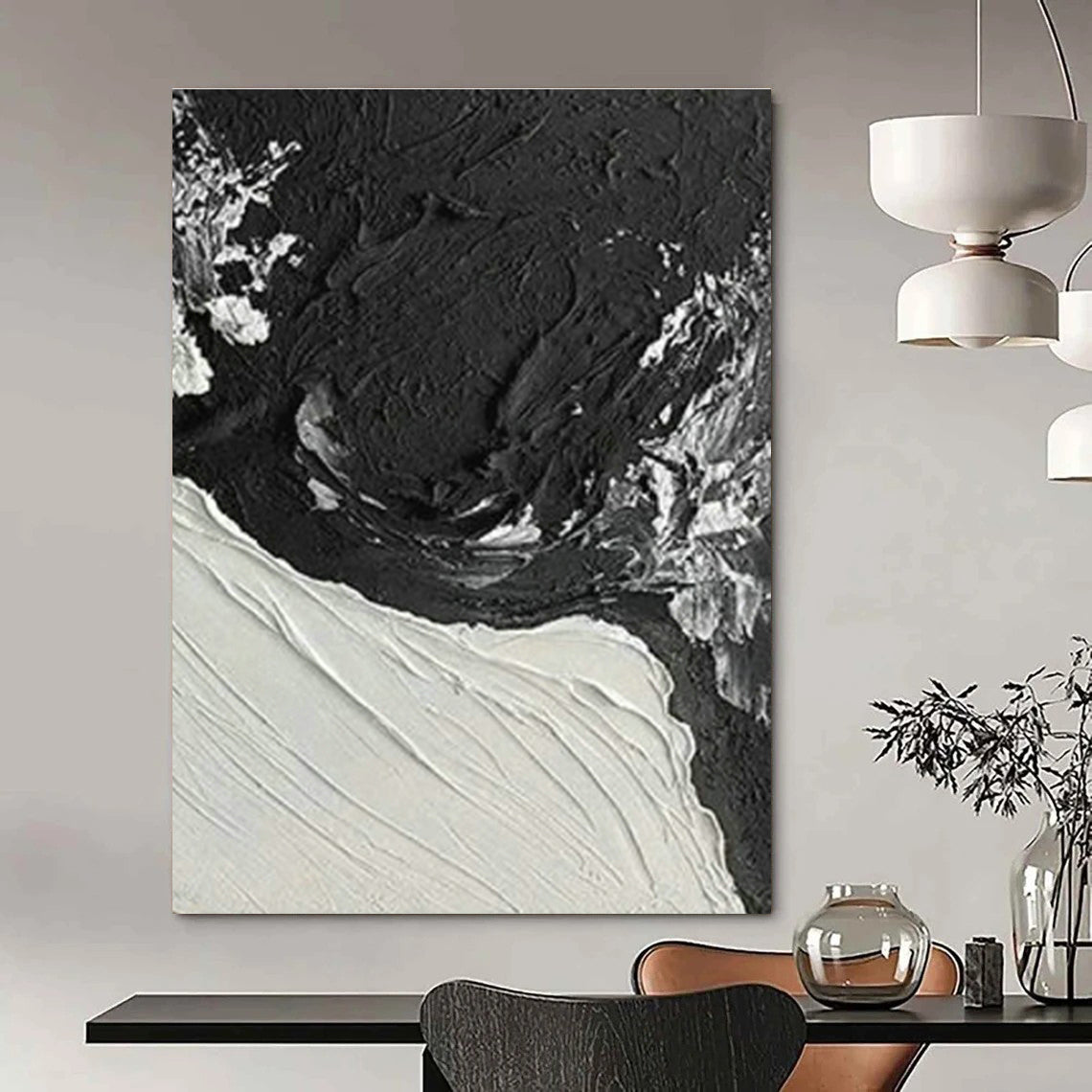 Oversized Tailored Abstract Wall Hanging for Bedroom & Office DLZ1055