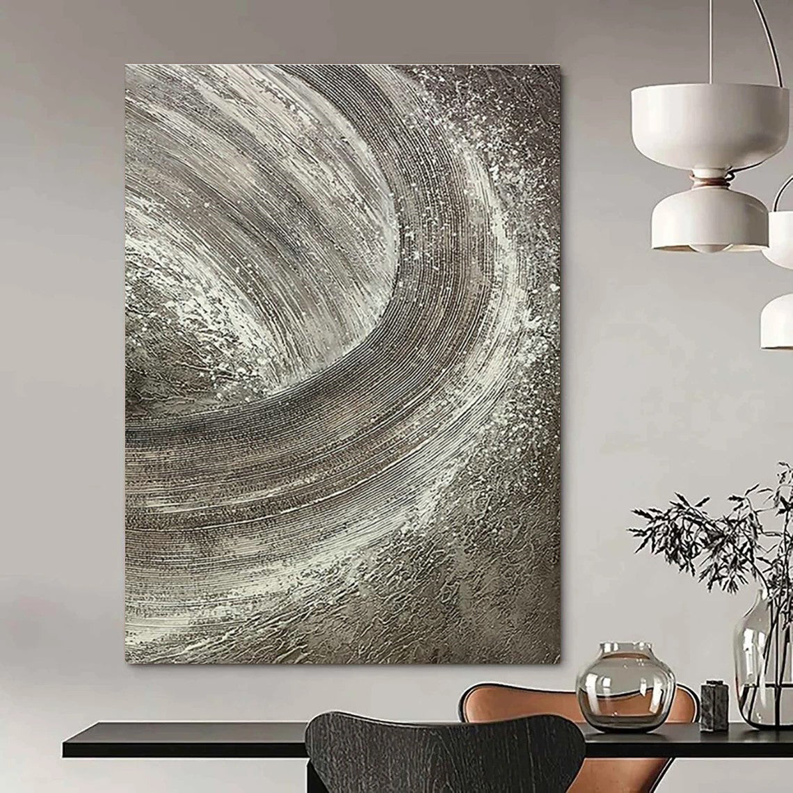 Stupendous Custom-Sized Hand Painted Abstract Artwork for Entryway & Hallway DLZ2242