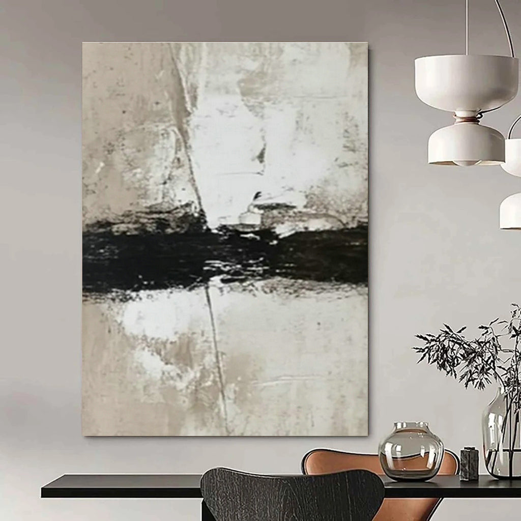 Large Custom Hand-Painted Abstract Painting for Entryway & Dining Room DLZ0983