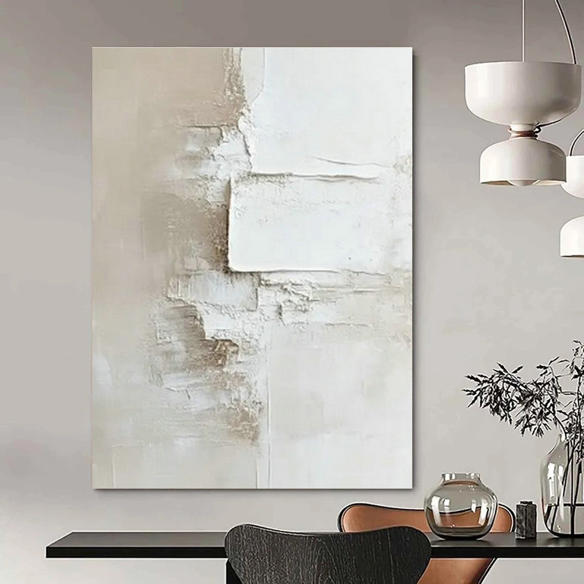 Custom Oversized Hand-Painted Abstract Art for Hallway & Office DLZ0985