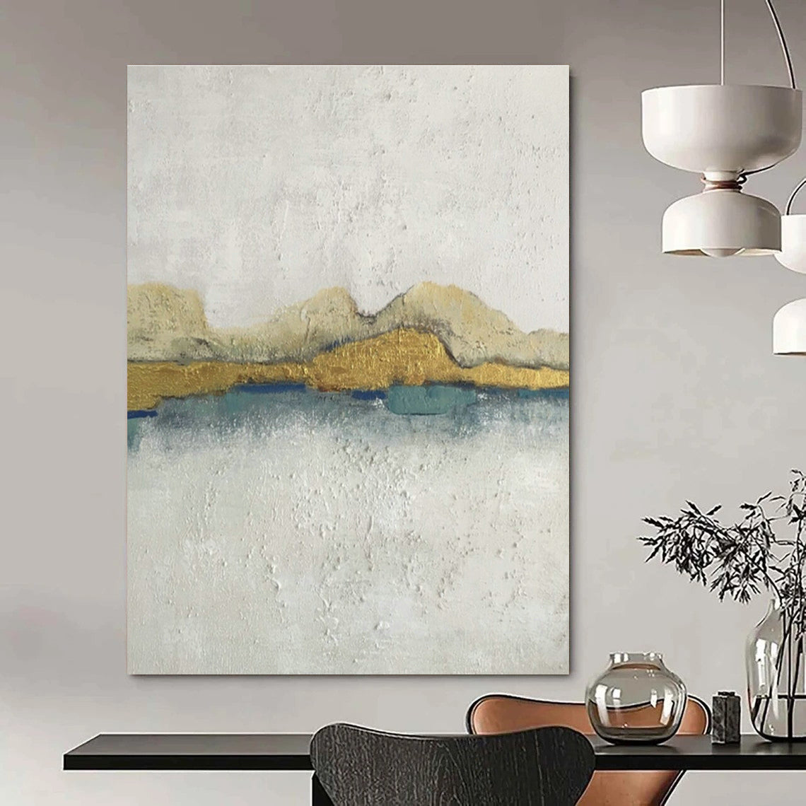 Custom Hand - Painted Abstract Art for Bedroom and Living Room DLZ0627