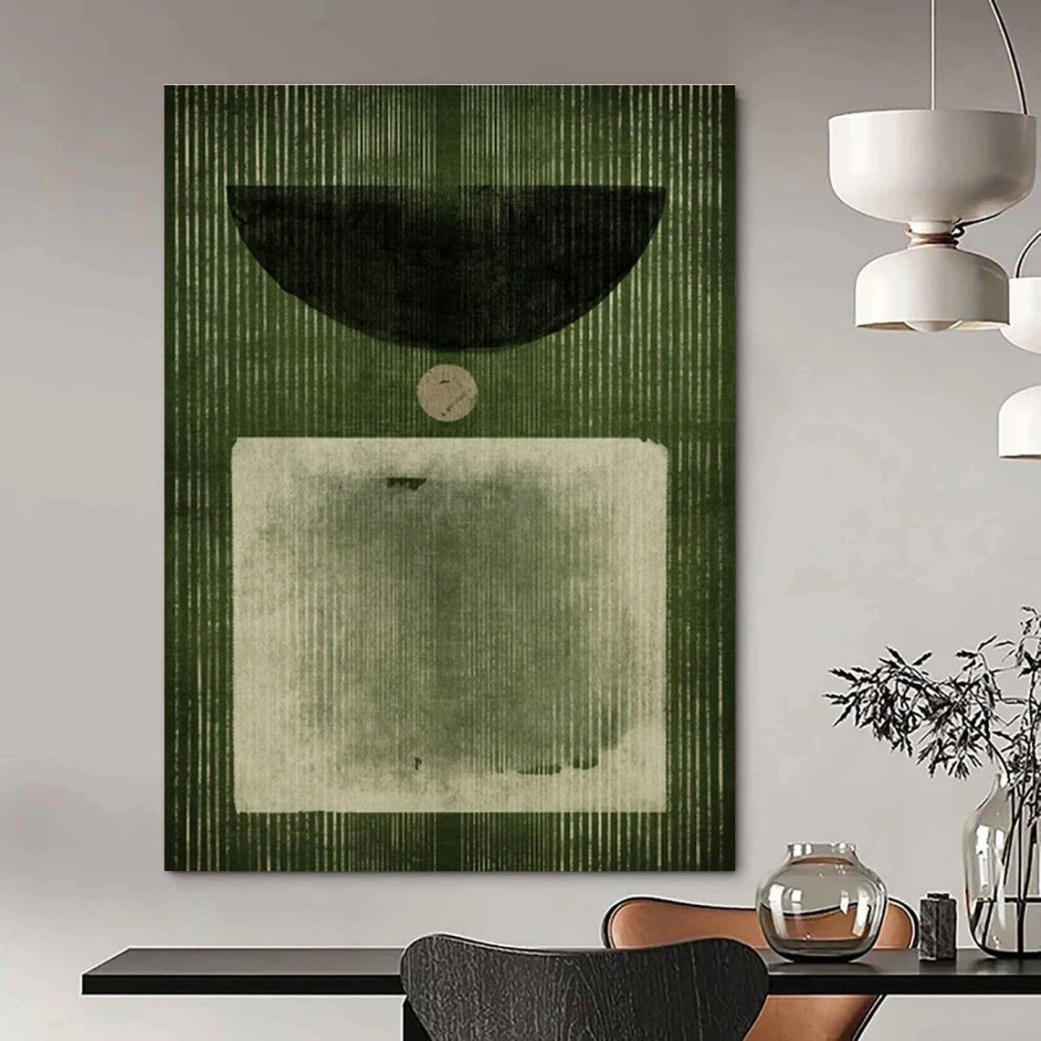 Hand - Painted Abstract Wall Murals for Bedroom & Entryway DLZ1385