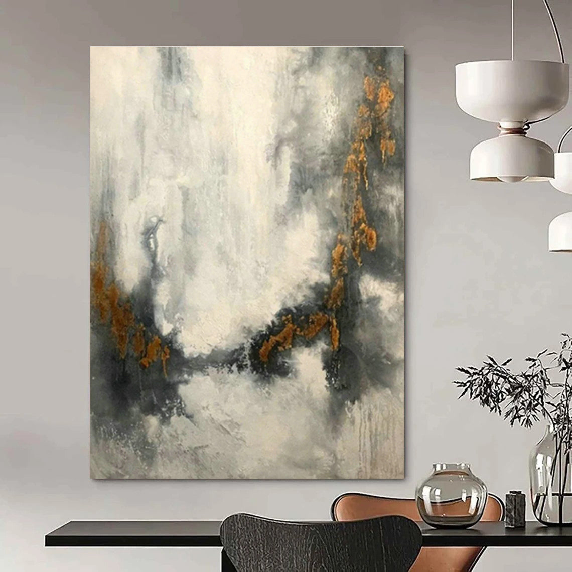 Massive Custom Abstract Paintings for Cottage Living Room & Bedroom DLZ0550