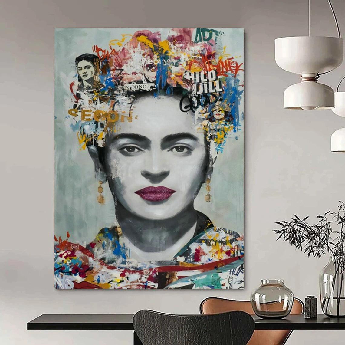 Tremendous Made-to-Order Hand Painted Abstract Wall Decor for Bedroom & Living Room DLZ2095