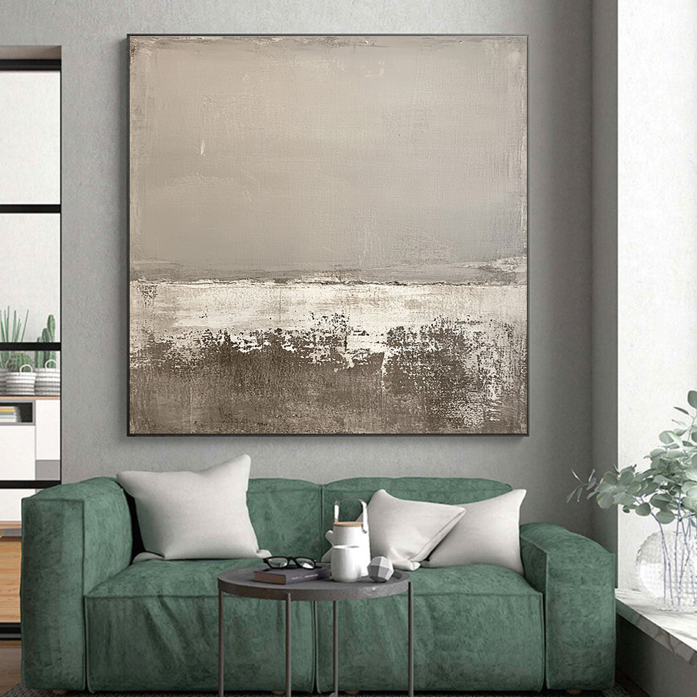 Subtle Gray Tones Abstract Minimalist Painting GER249