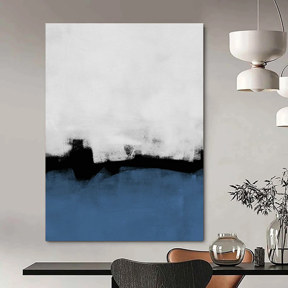 Grand - Sized Custom Abstract Art for Office and Dining Room DLZ0520
