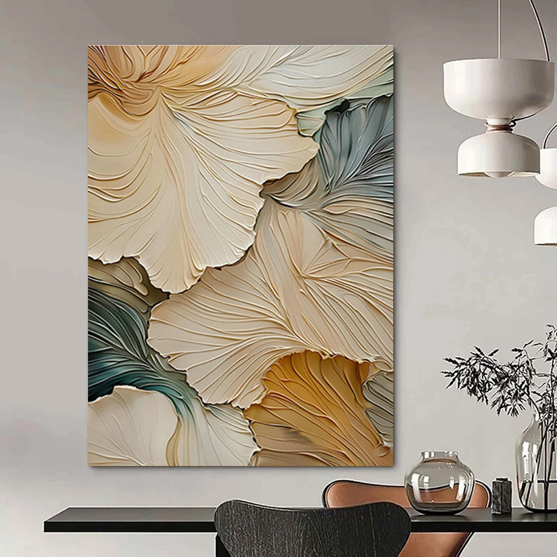 Custom - Blended Handcrafted Abstract Art for Office & Bedroom DLZ1392