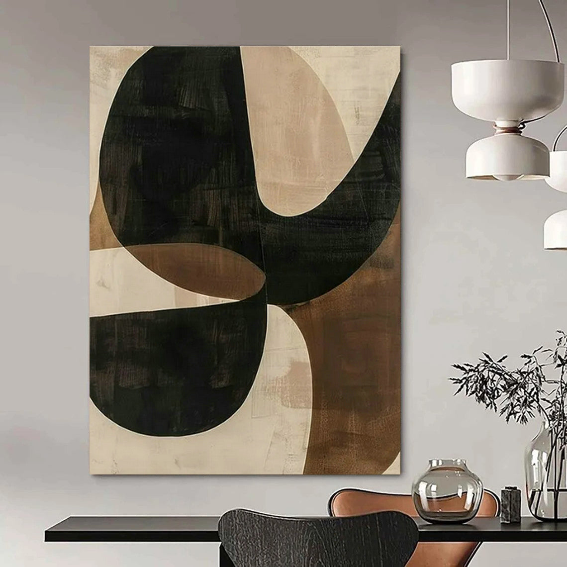 Hand-Crafted Abstract Wall Decor for Cottage Bedroom Hair Accessory Holder Wall & Living Room Coaster Rack Wall DLZ1756