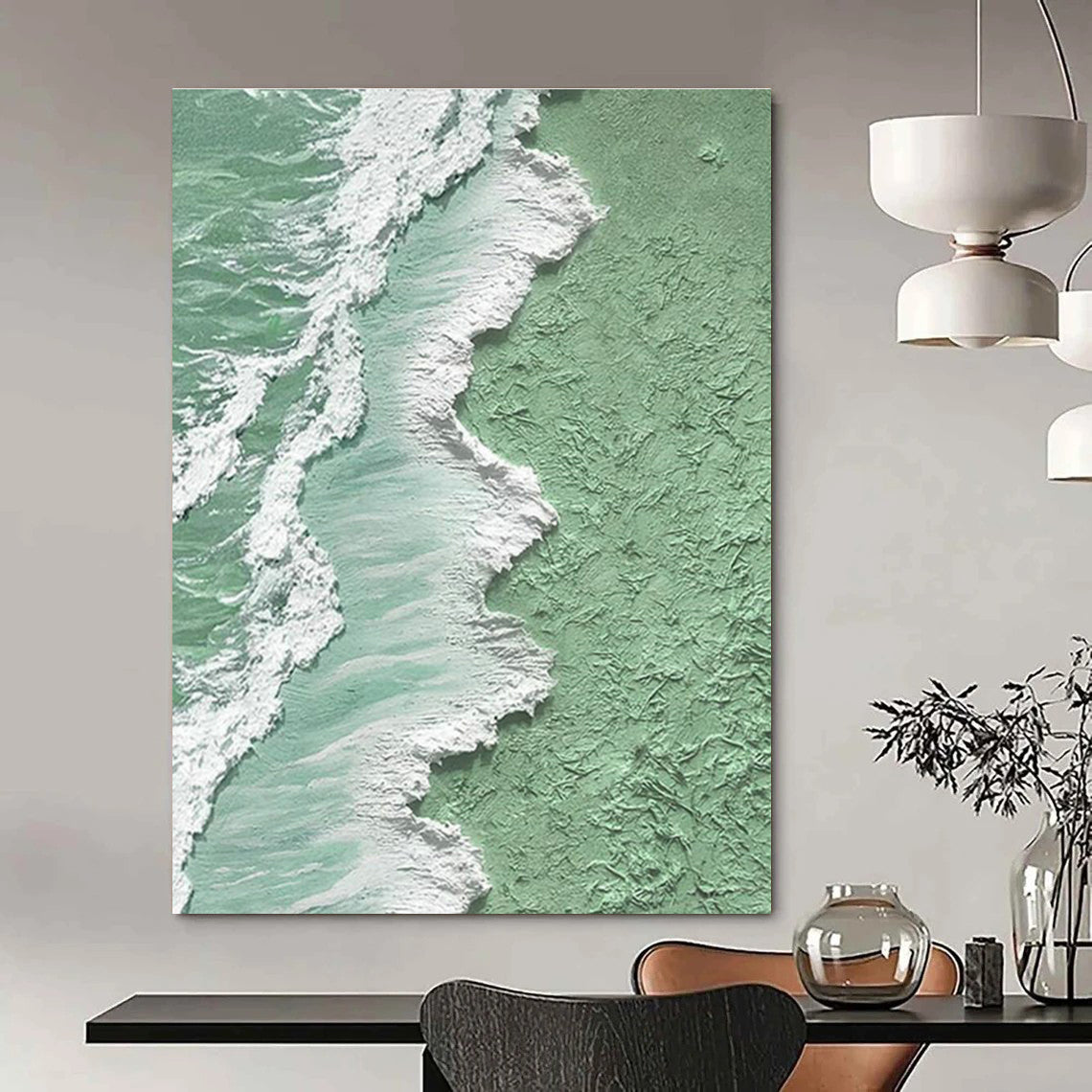 Tremendous Size Custom-Built Hand Painted Abstract Art for Cottages & Bedroom DLZ2205