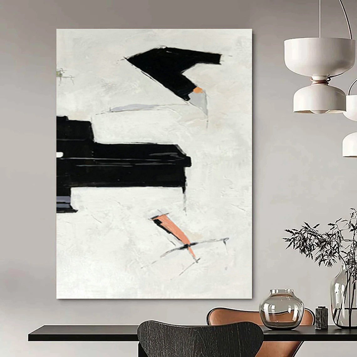 Extra - Vast - Extreme, Hydrophobic and Oleophobic Custom Abstract Panels for Hallway Practicality DLZ0508