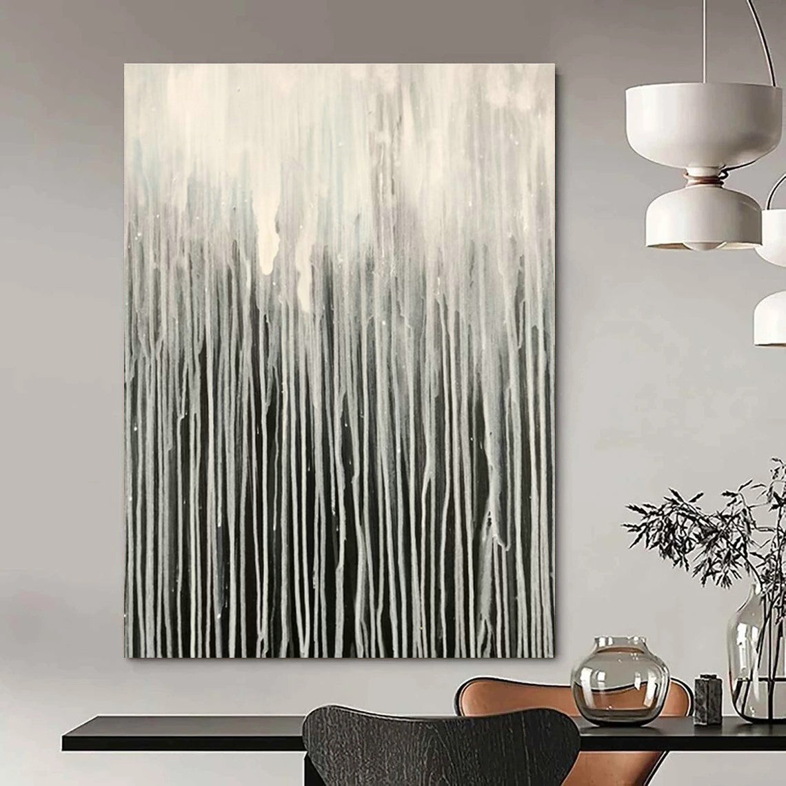 Stupendous, Self - Cleaning Custom Abstract Paintings for Living Room Ease DLZ0480