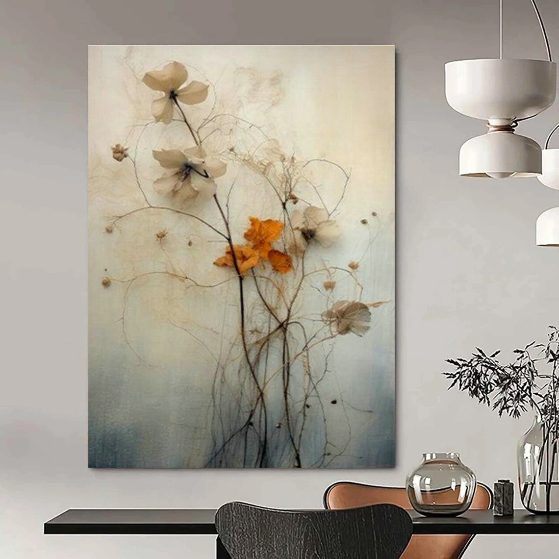 Oversized Custom Hand - Painted Abstract Artwork for Bedroom Retreats DLZ0380