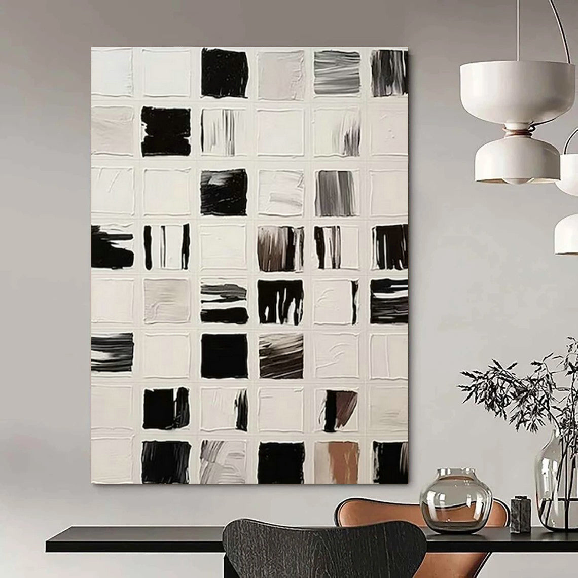 Hand-Crafted Abstract Decor for Cottage Dining Room and Entryway DLZ1521