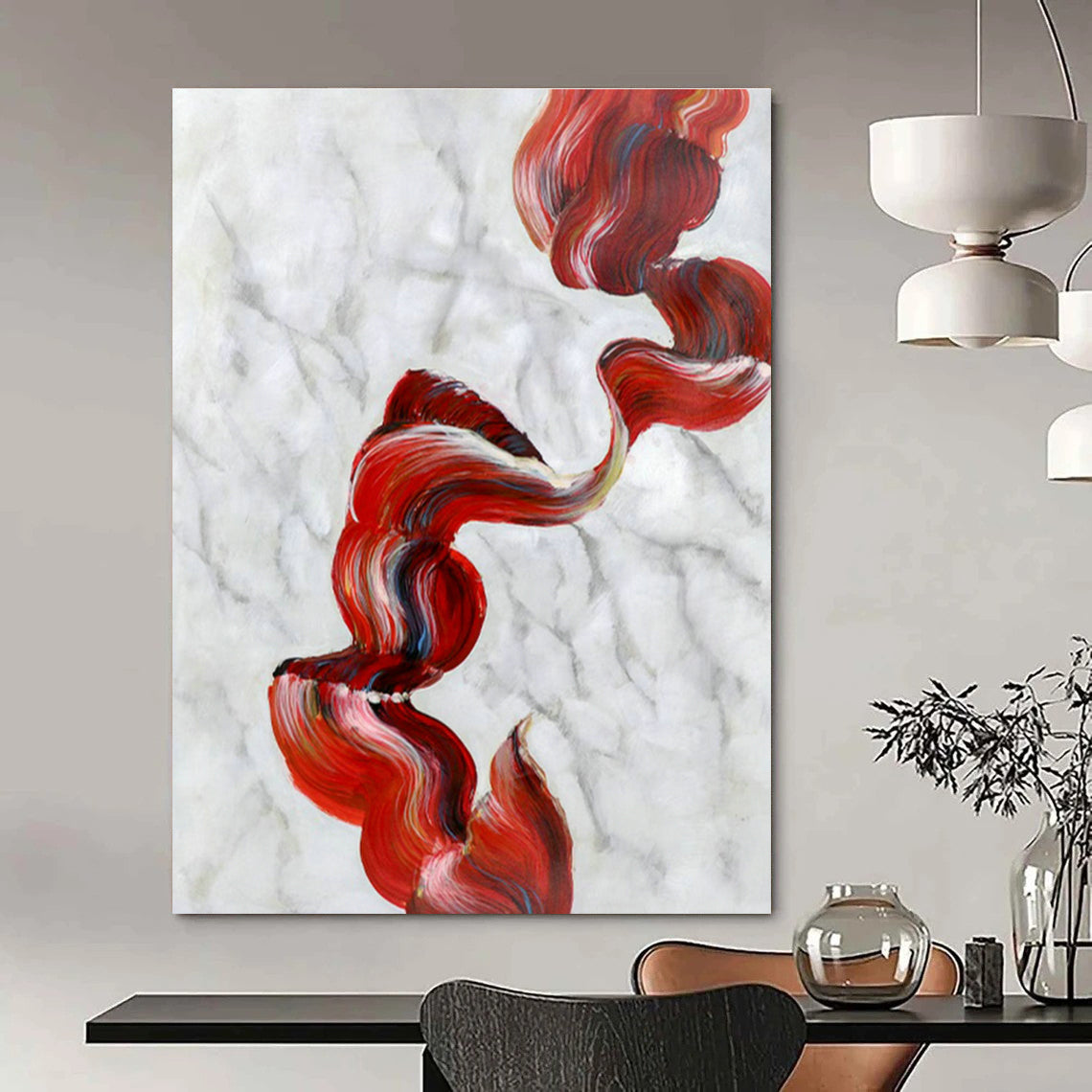 Super - Massive, Mood - Adaptive Custom Abstract Paintings for Dining Room Atmosphere DLZ0485