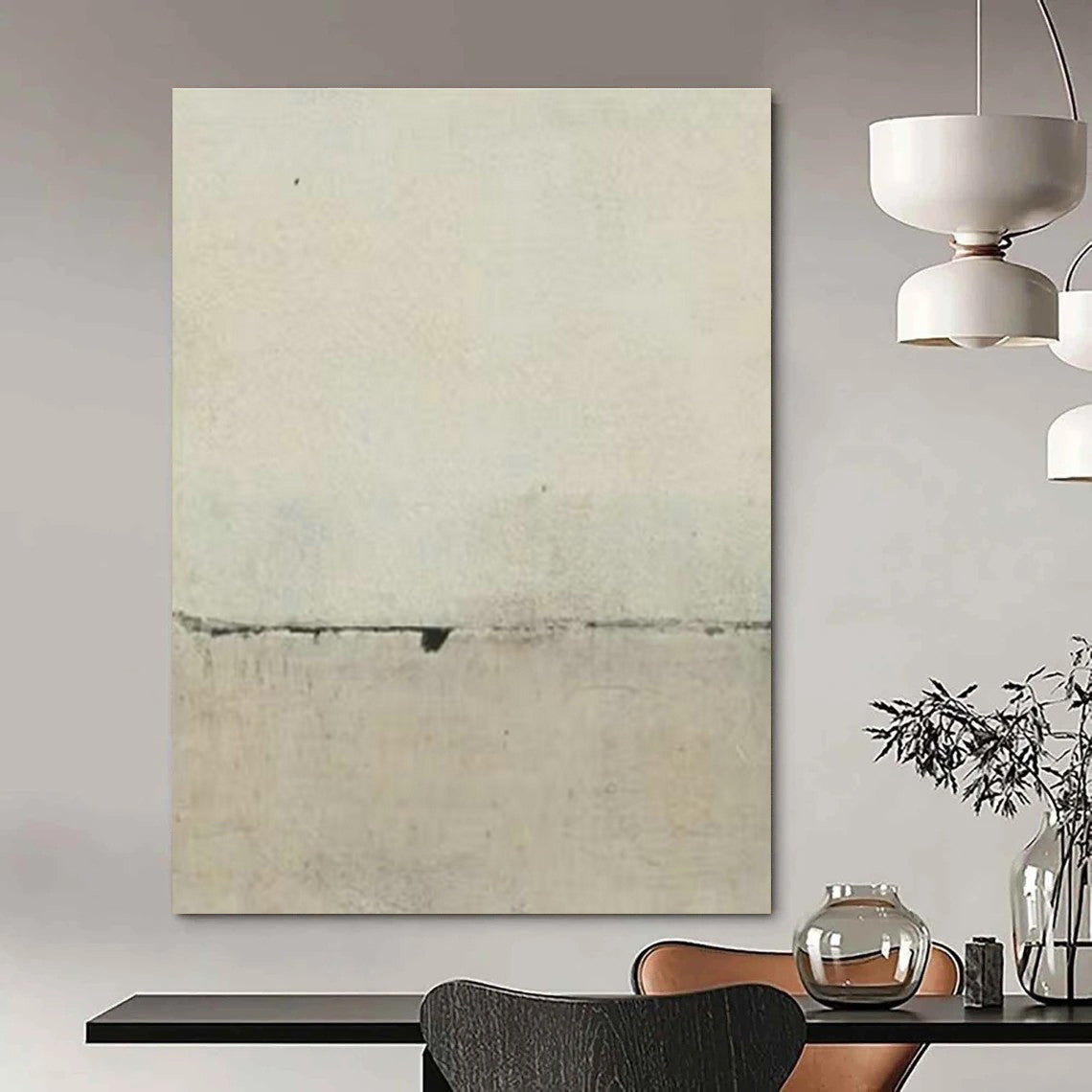 Handmade Abstract Art for Cottage Living Room and Office DLZ1513