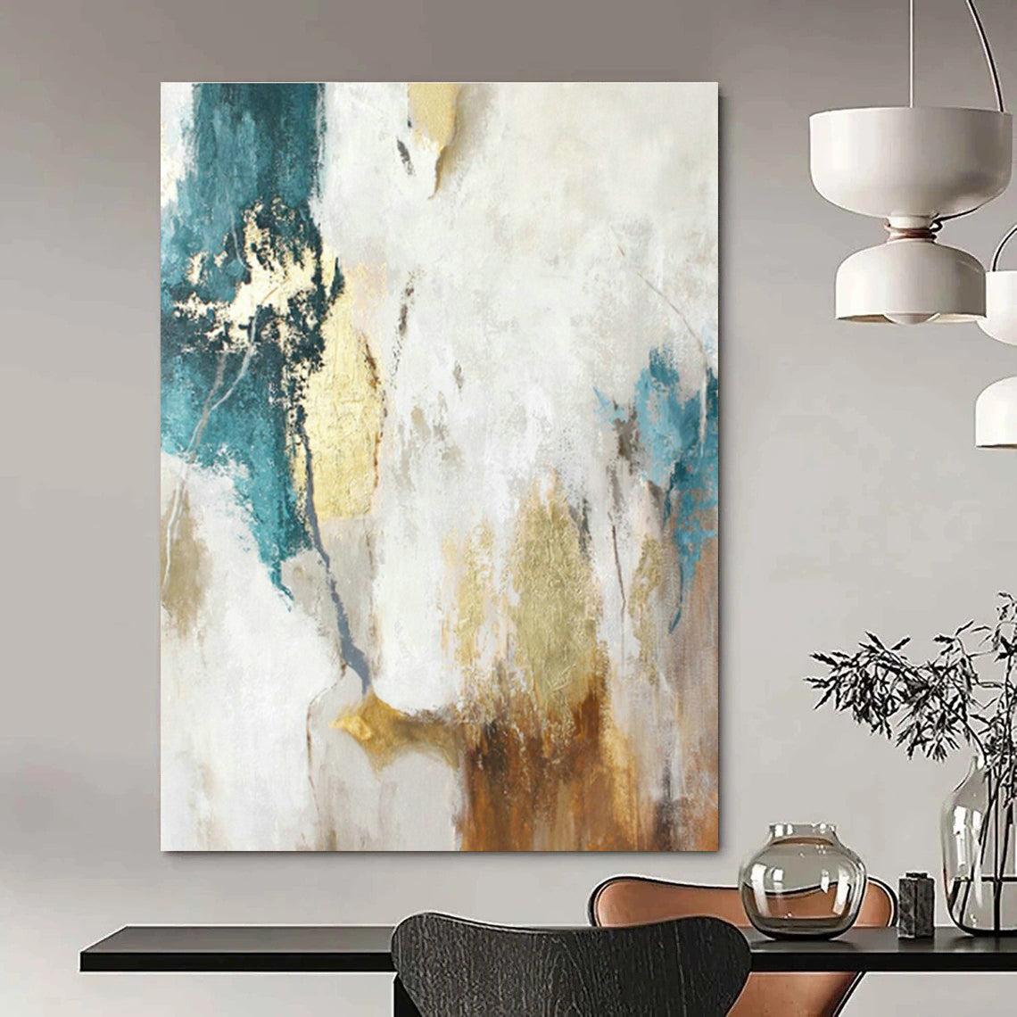 Stupendous Custom Abstract Paintings for Living Room Luxury DLZ0401