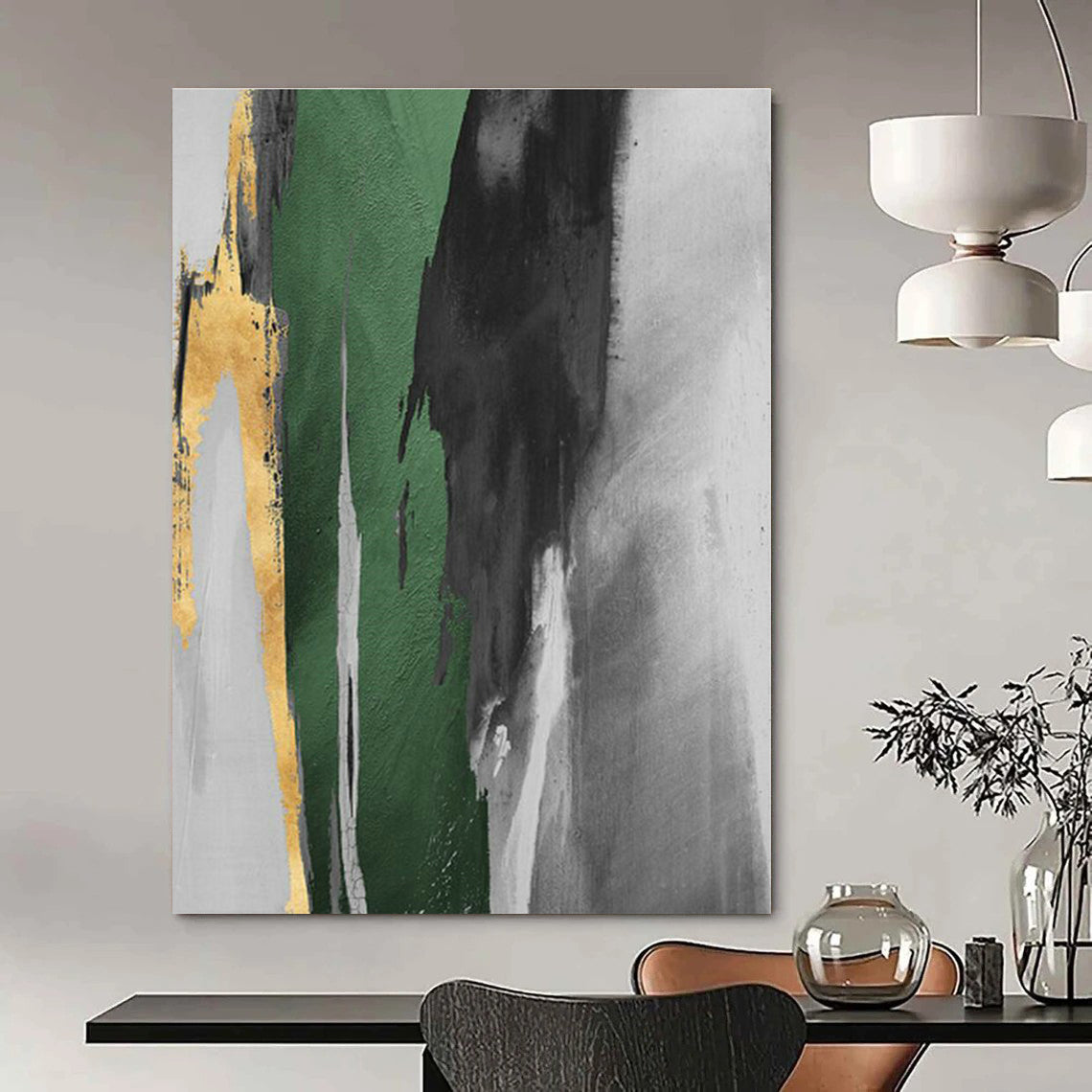 Monumental Custom - Designed Hand Painted Abstract Canvas for Office & Living Room DLZ2222
