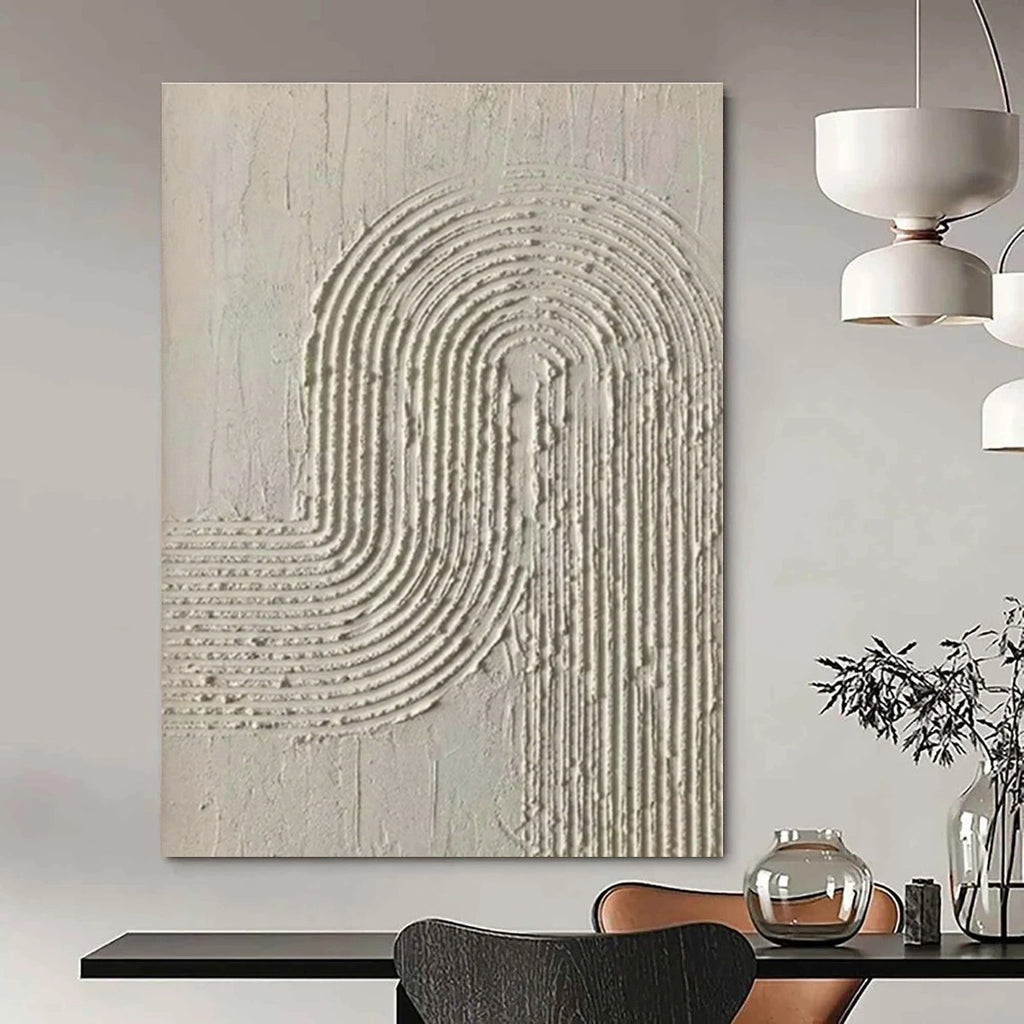 Large Hand-Painted Abstract Canvas for Hallway and Entryway DLZ1437