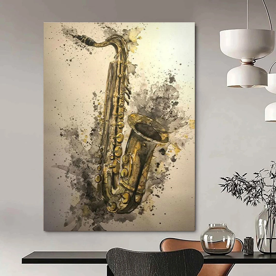 Custom Abstract Painting for Living Room & Hallway DLZ2340
