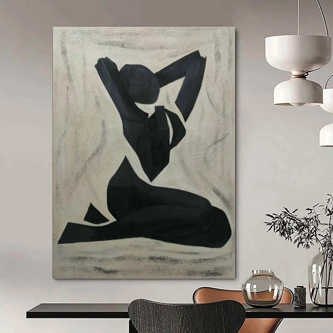 Gargantuan Custom - Fit Abstract Painting for Office & Entryway DLZ2265