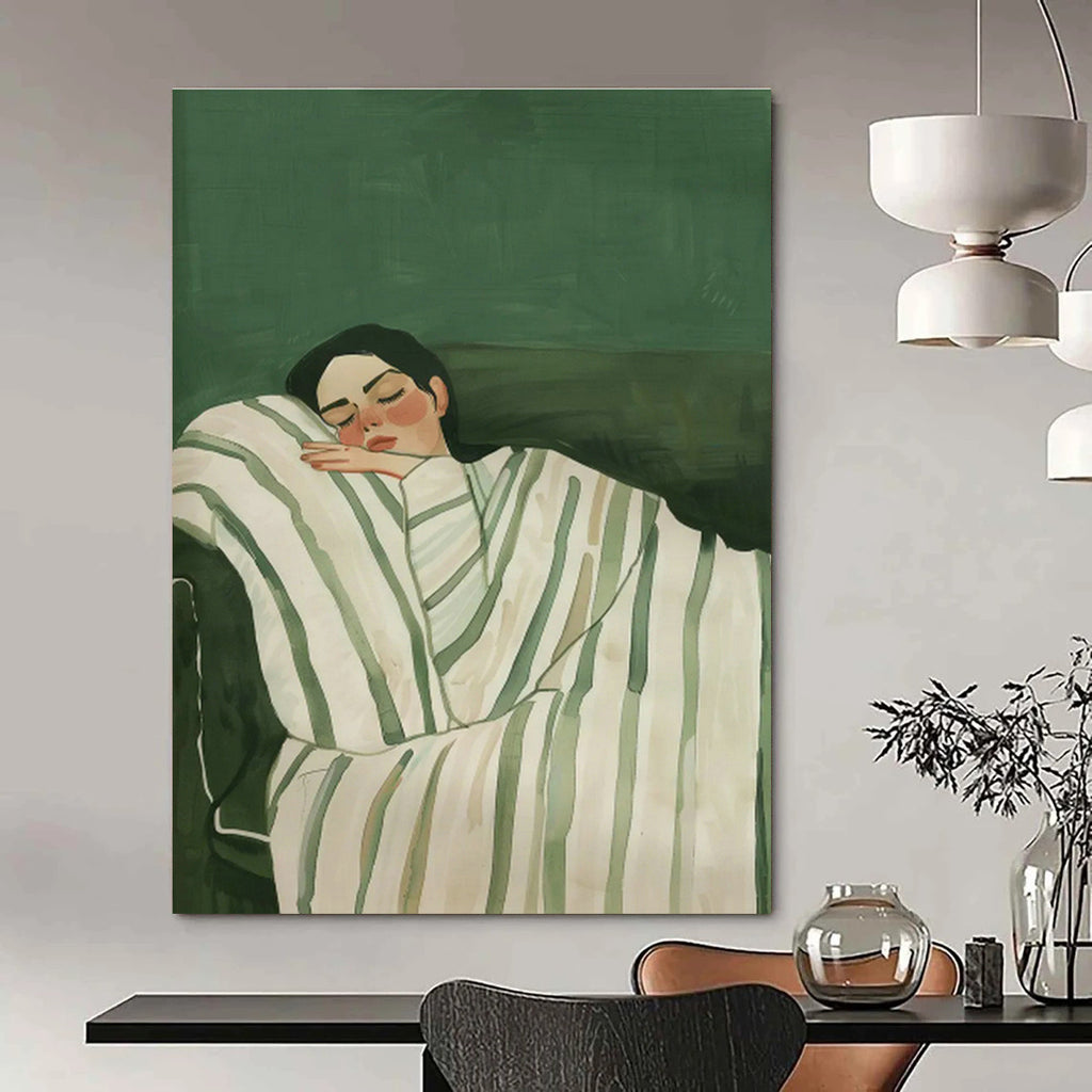 Massive Custom Abstract Paintings for Office Breakout Areas & Dining Room Banquet Tables DLZ0686