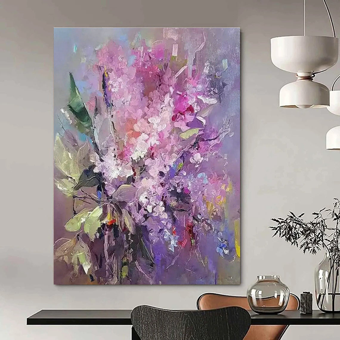 Oversized Hand - Painted Abstract Art for Living Room Open - Shelf Kitchenette Utensil Holders & Cottage Outdoor Shower Towel Hooks DLZ0912