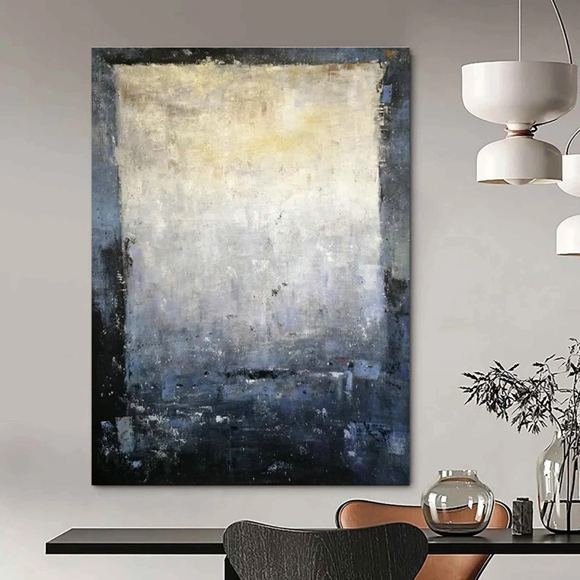 Tremendous Custom - Sized Abstract Art for Bedroom & Dining Room DLZ2277