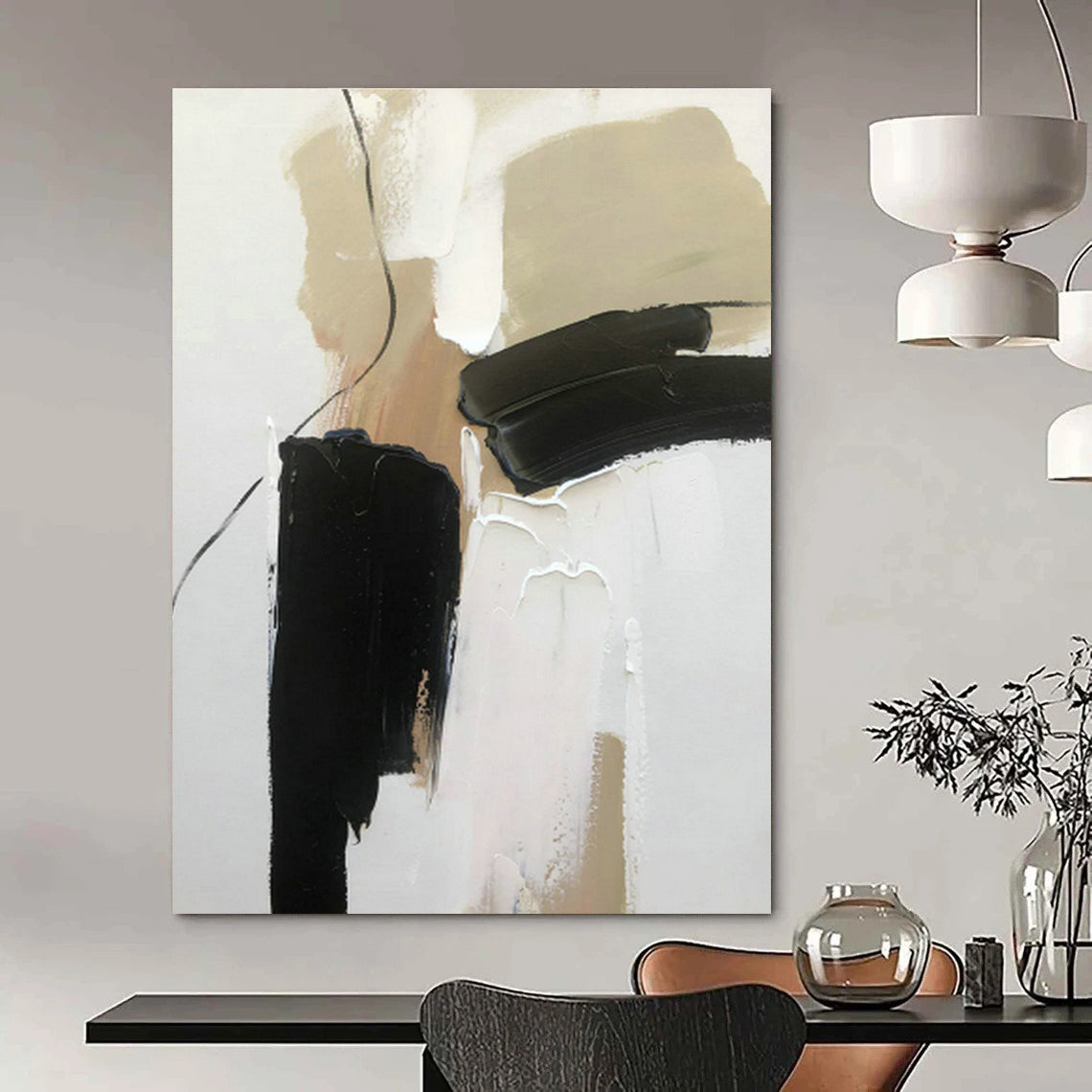 Abstract Hand - Painted Art for Entryway Umbrella Stands & Hallway Skylights DLZ0814