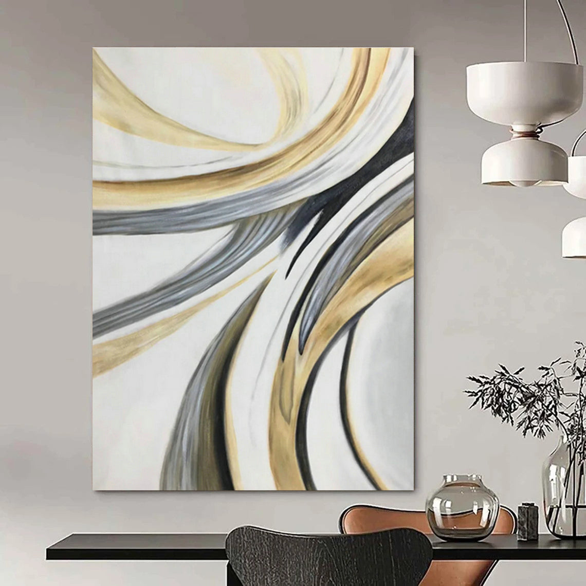 Super - Immense - Plus, Kinetic - Movement Custom Abstracts for Dining Room Fascination DLZ0499