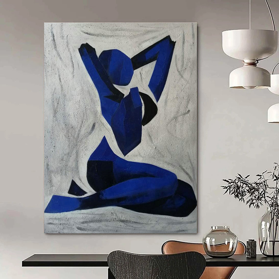 Tremendous Custom - Built Abstract Art for Cottage & Living Room DLZ2268