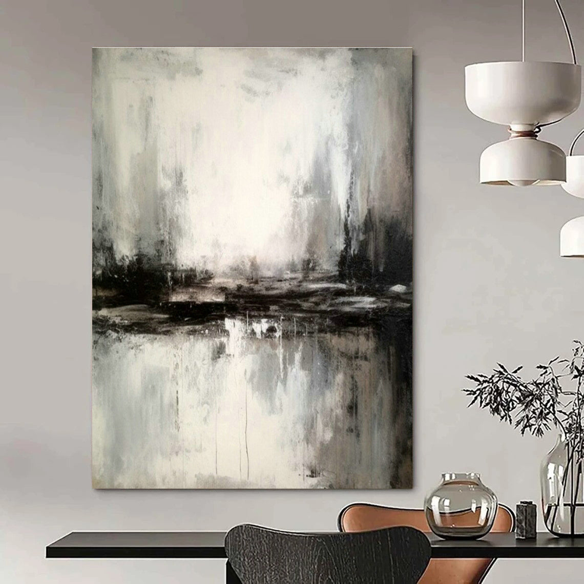 Hand-Crafted Abstract Wall Decor for Living Room and Cottage Entryway DLZ1467
