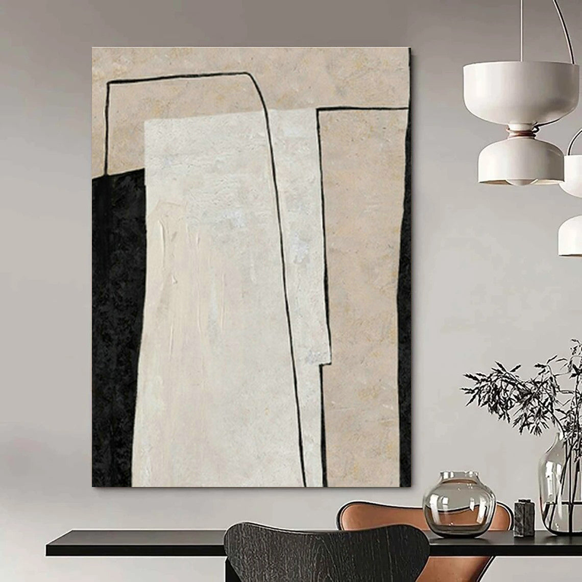 Giant, Custom - Fit Hand Painted Abstract Artwork for Office & Bedroom DLZ2041