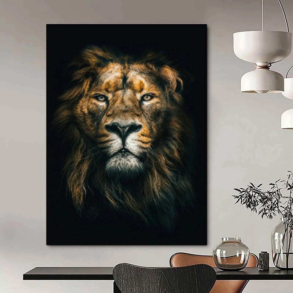 Oversized Custom Hand-Painted Abstract Art for Cottage Living Room & Office DLZ2318