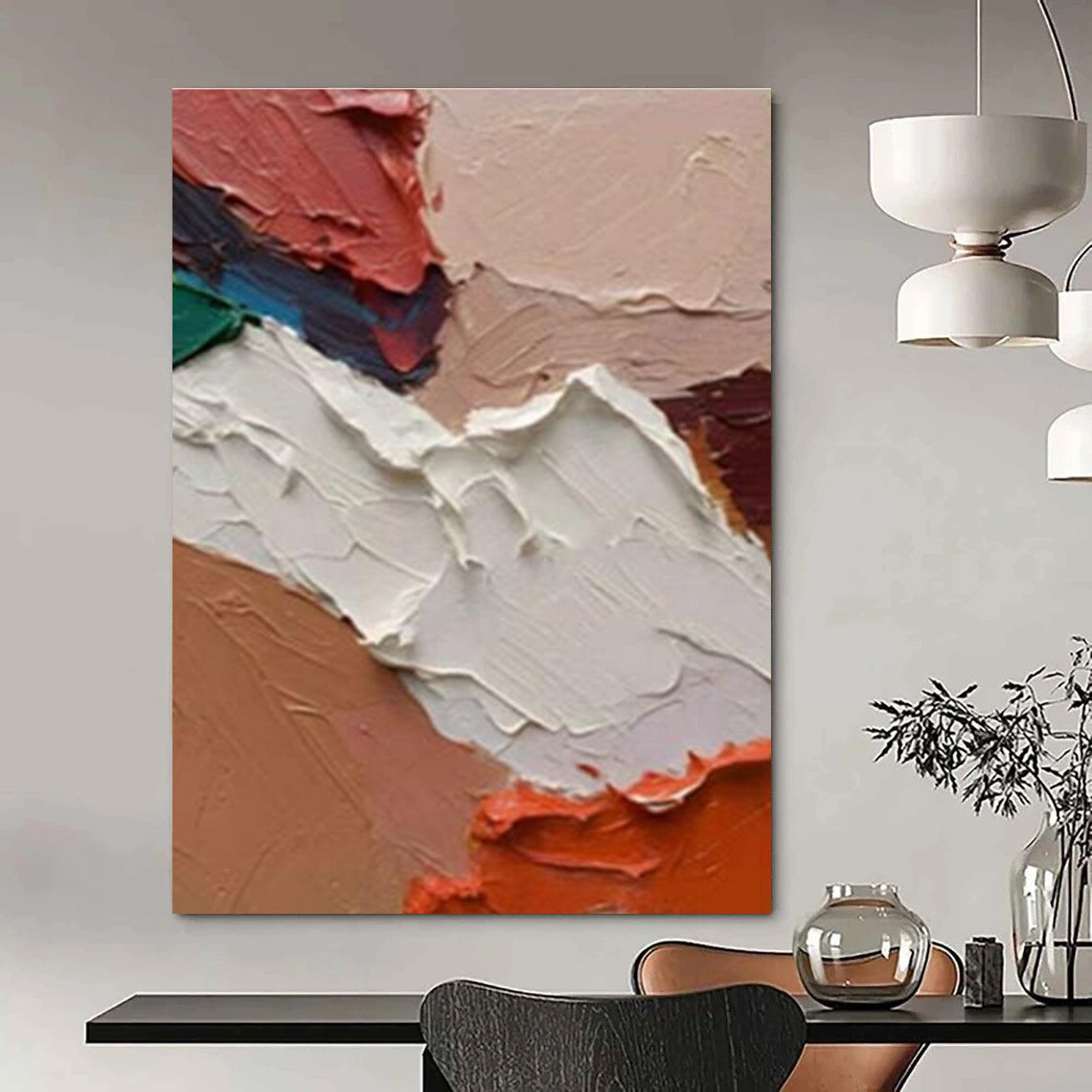 Textured Color - mix Abstract Painting ADGE263