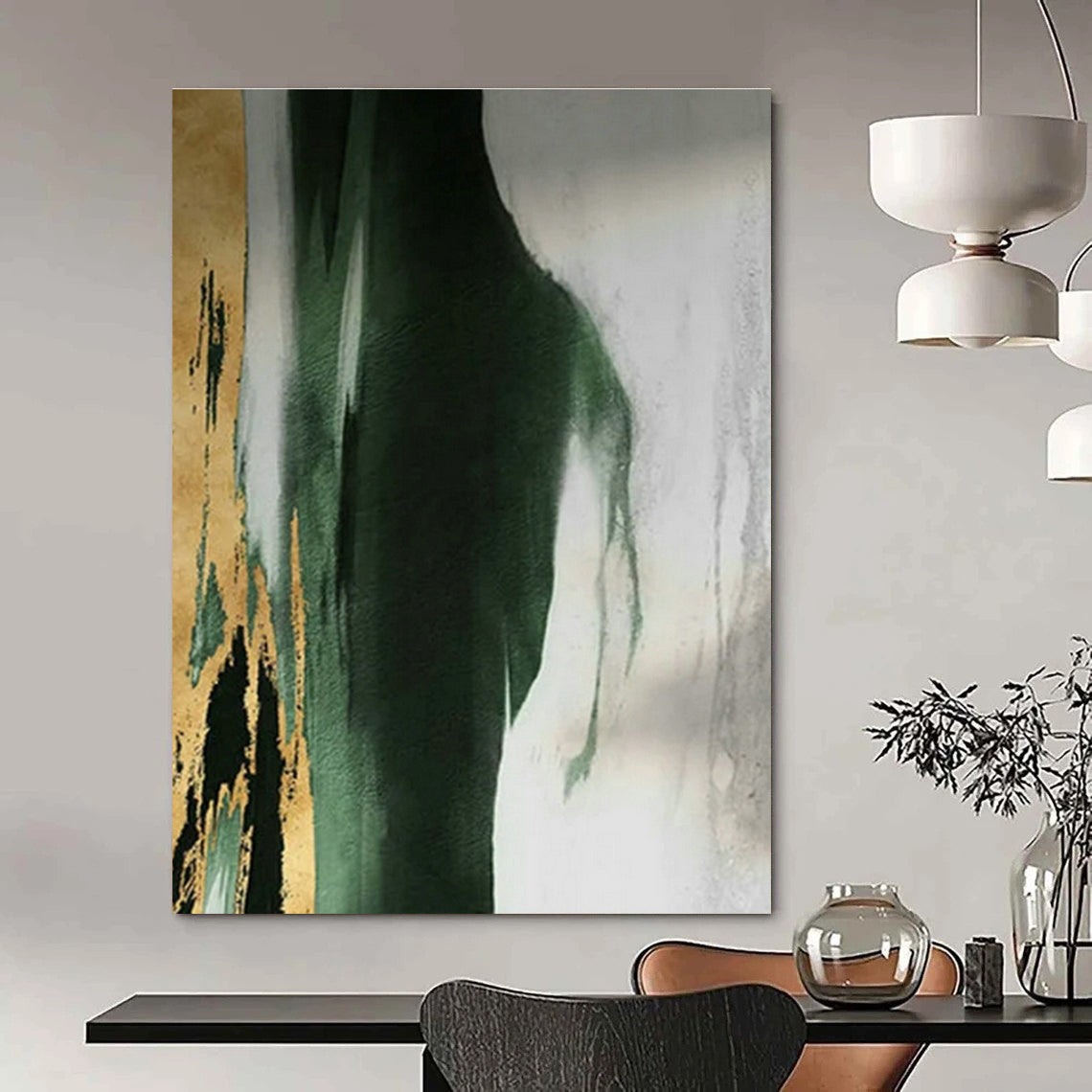 Custom Hand-Painted Abstract Art for Bedroom and Entryway DLZ1485