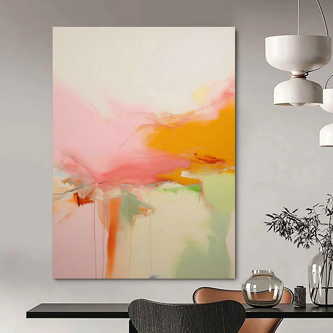 Ginormous Custom-Built Handmade Abstract Painting for Office & Dining Room DLZ2085
