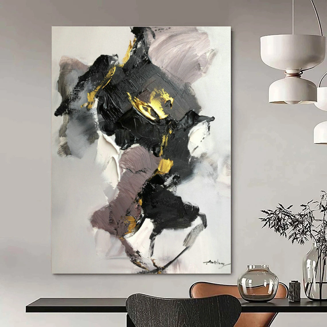 Oversized Abstract Murals for Office Training Rooms & Bedroom Reading Nooks DLZ0822