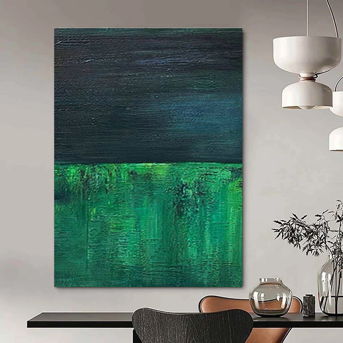 Extra-Large Hand-Crafted Abstract Art for Office & Cottage Hallway DLZ1208